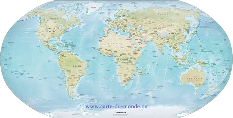 Carte physique
