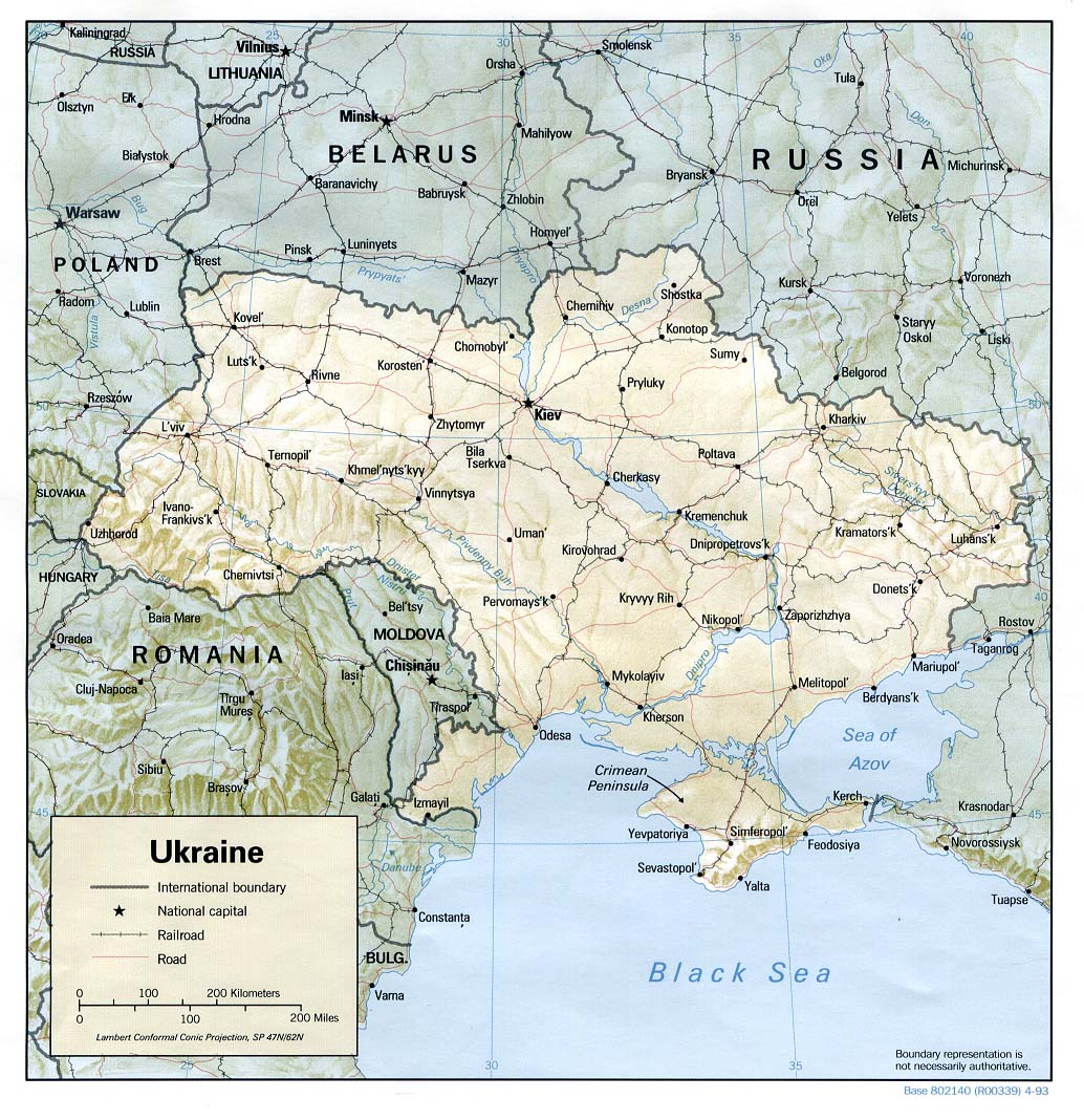 Carte de Ukraine
