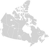 Carte Canada vierge