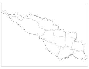 Carte Costa Rica vierge