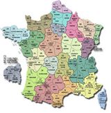 Carte départements de France