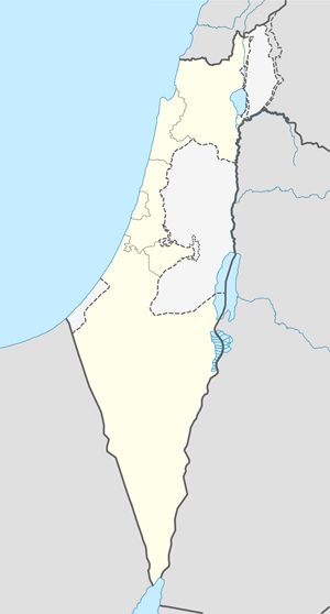 Carte Israël vierge