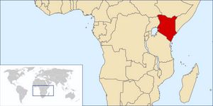 Situer Kenya sur carte du monde