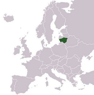 Situer Lituanie sur carte du monde