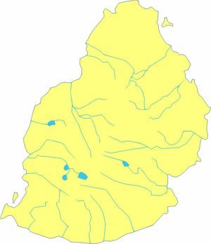 Carte Maurice rivière vierge