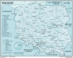 Carte Pologne
